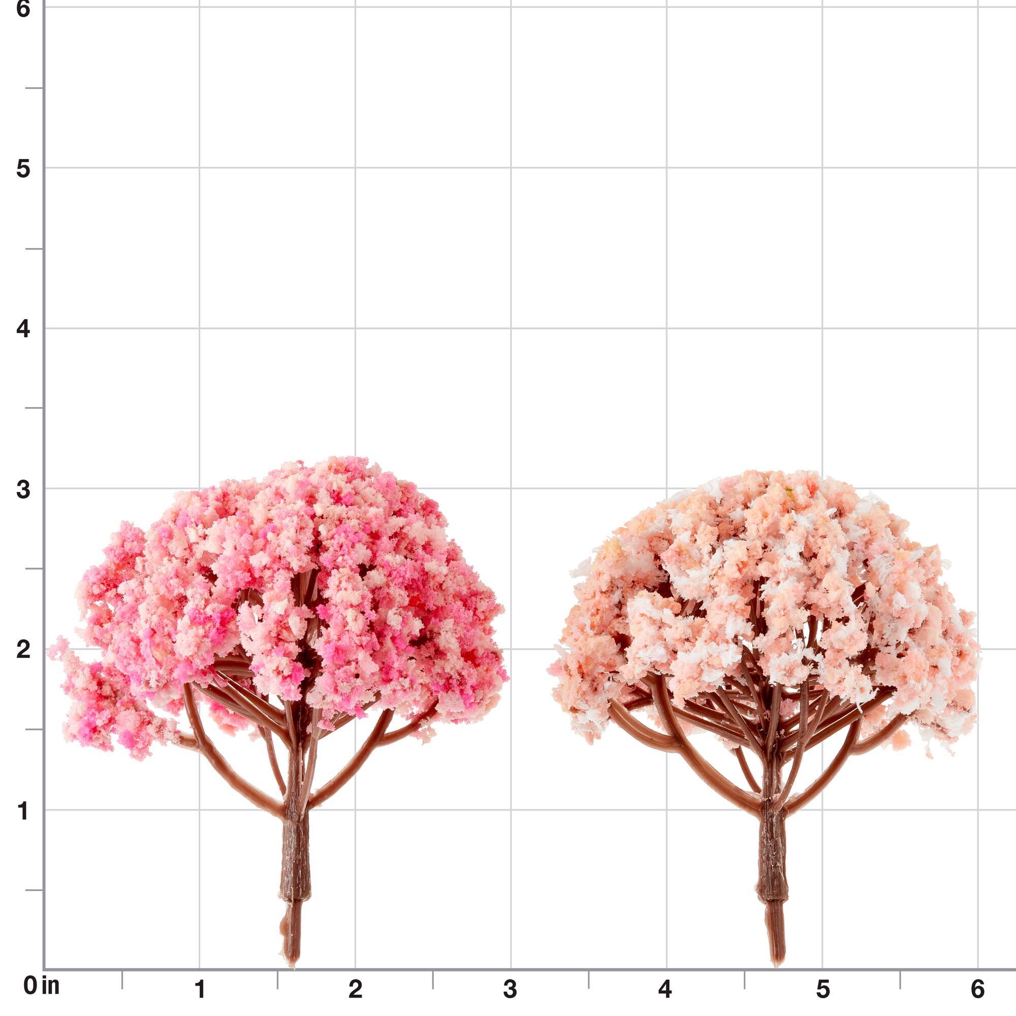 12 Pack: Mini Pink Trees by Make Market®